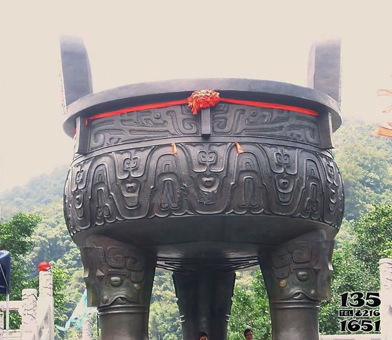 鼎雕塑-歷史悠久的青銅器祠堂寺廟鼎雕塑