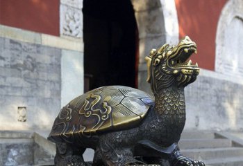 赑屃雕塑-寺廟大門(mén)神獸彌勒佛坐騎赑屃雕塑