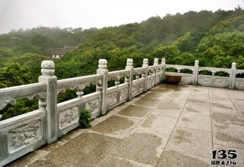 欄桿欄板雕塑-景區(qū)宮殿陽臺戶外大理石欄桿欄板雕塑