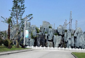 假山雕塑-景區(qū)公園大型塑石假山水池景觀(guān)雕塑