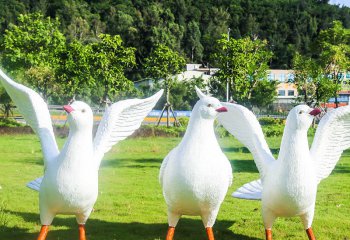 鴿子雕塑-戶(hù)外大型仿真動(dòng)物園林景觀(guān)裝飾擺件