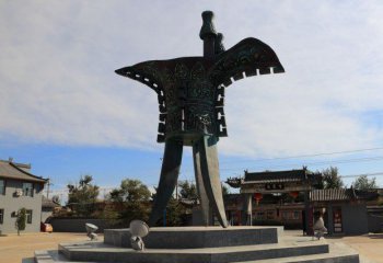 酒文化雕塑-戶(hù)外廣場(chǎng)不銹鋼大型景觀(guān)銅雕酒杯酒文化雕塑