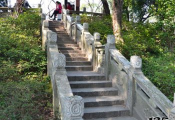 欄桿欄板雕塑-公園涼亭樓梯臺基大理石欄桿