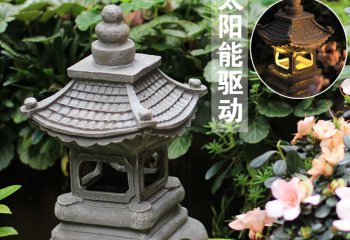 石燈雕塑-日式庭院戶(hù)外落地裝飾宮燈石燈室內(nèi)創(chuàng)意擺件禪觀(guān)石燈雕塑