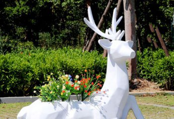 玻璃鋼幾何花盆，助您打造完美自然公園 