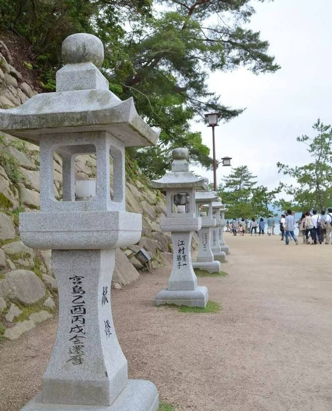 大理石古代宮燈-公園石雕燈