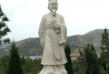 石雕古代名人商圣范蠡-石雕古代名人范蠡雕塑