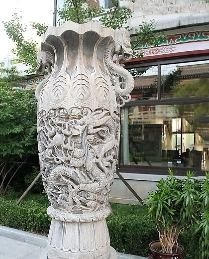 公園景區大型花瓶石雕-大型花瓶石雕