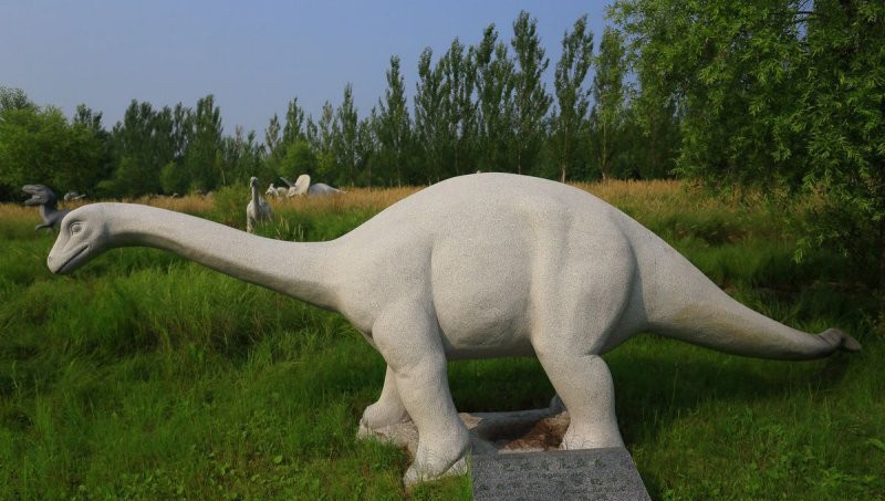 石雕恐龍公園動物雕塑-石雕恐龍動物雕塑