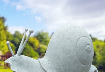 大理石蝸牛石雕-石雕蝸牛公園大理石動物雕塑