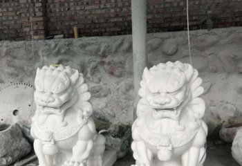 石雕獅子-石雕獅子，現代石雕獅子雕塑