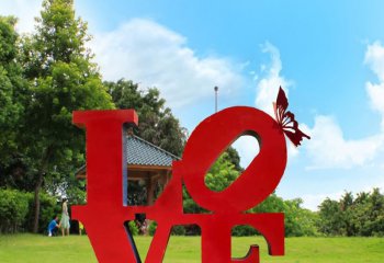 不銹鋼love景觀雕塑-不銹鋼love景觀雕塑，不銹鋼景觀love雕塑