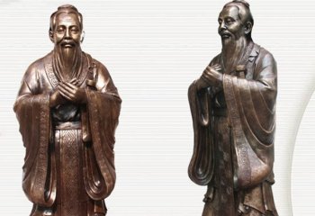 玻璃鋼雕像，脈絡(luò)古代名人孔子！