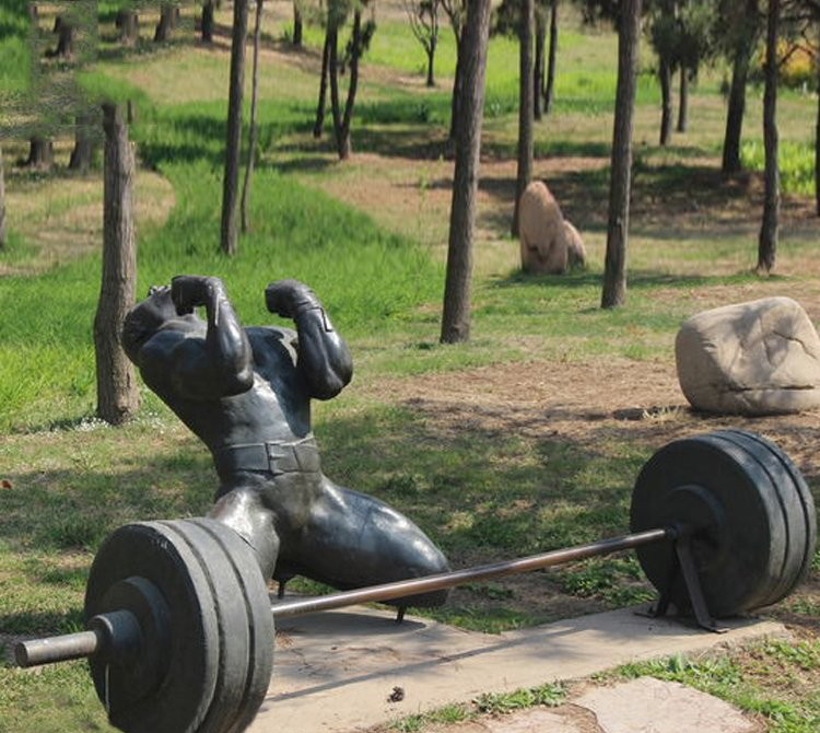 公園人物舉重運(yùn)動員銅雕-公園人物銅雕 舉重運(yùn)動員銅雕高清圖片