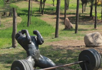 公園人物舉重運(yùn)動員銅雕-公園人物銅雕 舉重運(yùn)動員銅雕