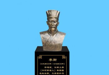 體味古代文明之美，贈送銅雕胸像讓古人永垂不朽